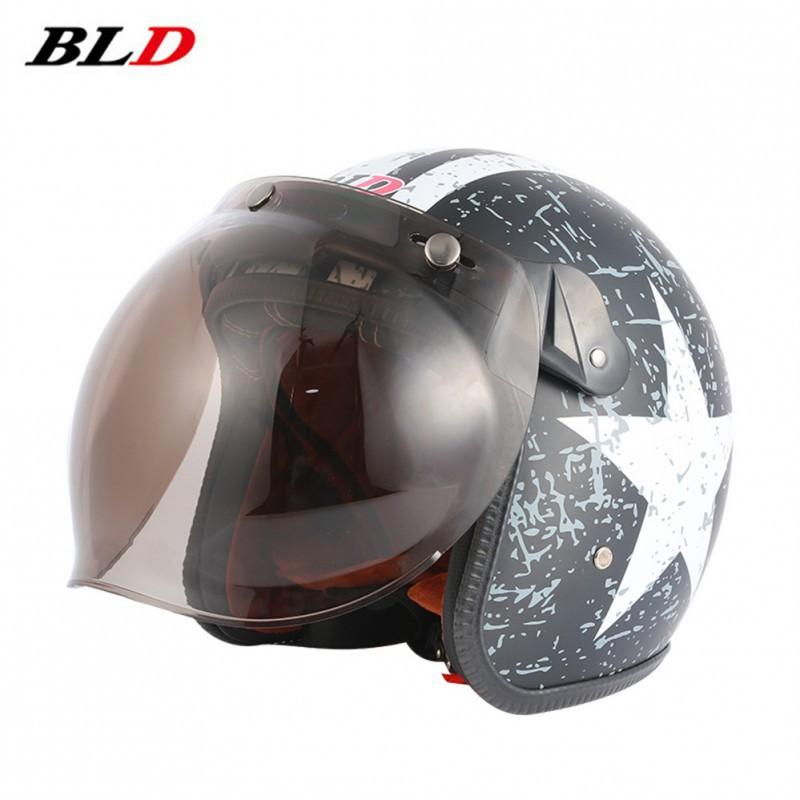 BLD Bailide Motorcycle Helmet Three-quarter Four-season Universal Half M(57-58)