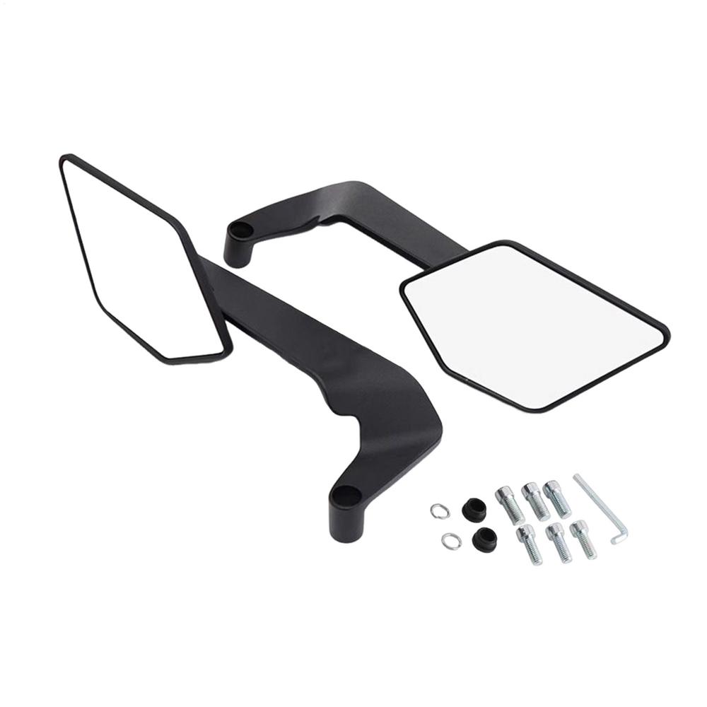 

1pair Motorcycle Rear View Mirror Adjustable Angle Motorcycle Side Mirror Rotating Reflector Spoiler for Motorcycles Accessories чорний