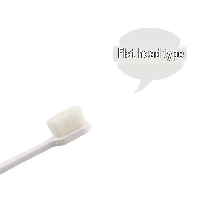 Soft Bristle Toothbrush - Ten Thousand Bristles, Simple Style, Travel-Ready, Disposable, OPP Bagged