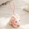 Fashionable Keychain for Handbags Scented Bunny Plush Keychain, Mini Rabbit Stuffed Animal with Fragrance Cute Kawaii Bag Decor Beads, Hanging Pendant