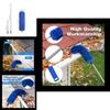 Extendable Dusting Brush With Fiber Material For Window Cleaning Tasks