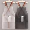 Waterproof TPU Apron With Pockets Cooking Apron Cleaning Tool Kitchen Apron  Kitchen