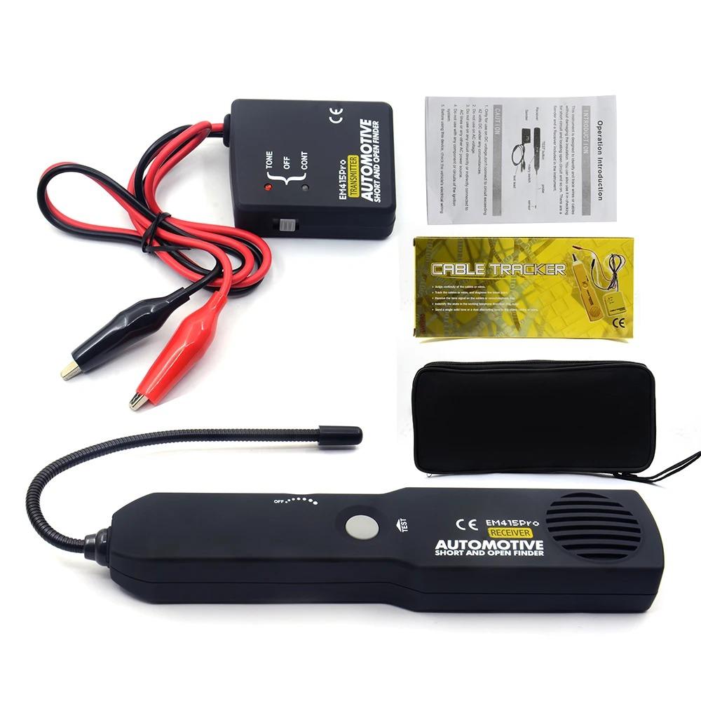 Automotive Circuit Diagnostic Instrument Short Open Finder Transmitter Receiver Cable Tracer Line Tester EM415PRO Scanner Repair Tool