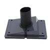 HVAC Wall Penetration Line Set Cover Kit Plastic Split AC Line Set Wall Cover with Soft Gasket for Indoor Outdoor   Conditioner