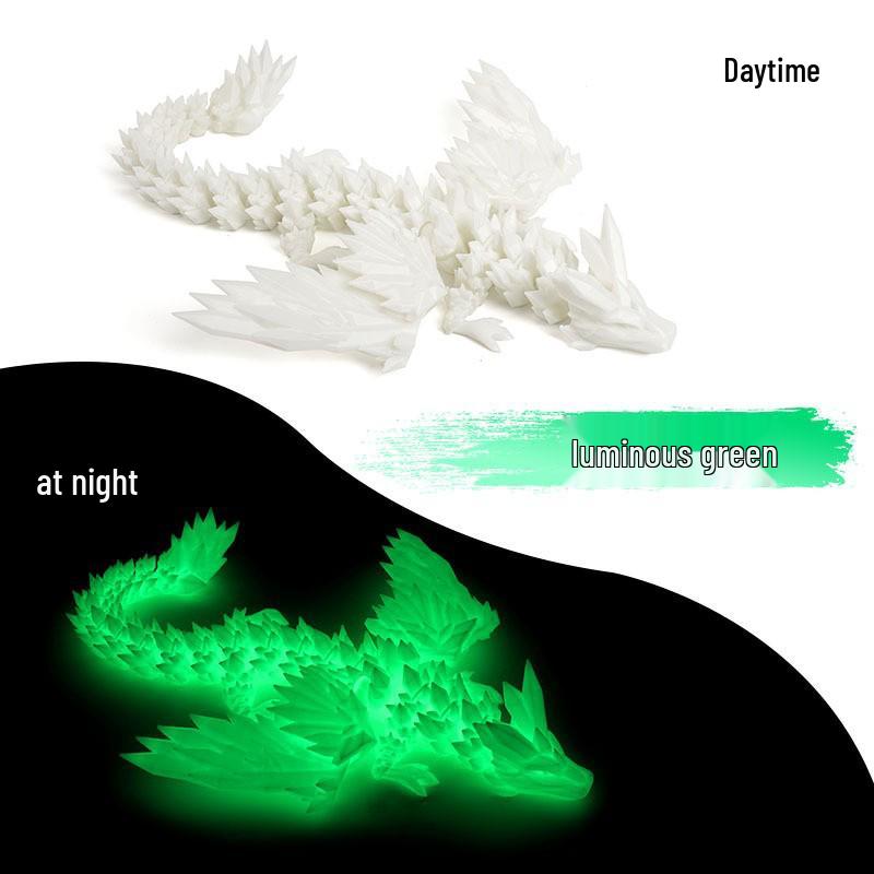 3D Printed Chinese Dragon Egg Ornament Toy Figurine Gift Craft