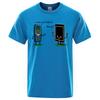 I'm your father Funny phone T-Shirts Men Fashion Casual Short Sleeve Crewneck Breathable Tops Cotton Summer Tee Clothing Men's