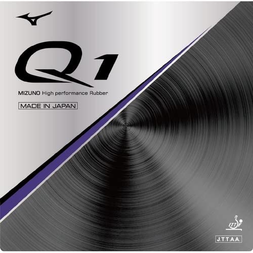

MIZUNO Table Tennis Rubber Q1 83JRT291 09: Black 2.1