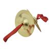 1 Pair Metal Cymbals Small Belly Dance Finger Dial Pads Children Musical Instrument Toy Metal Early Educational Baby Toy