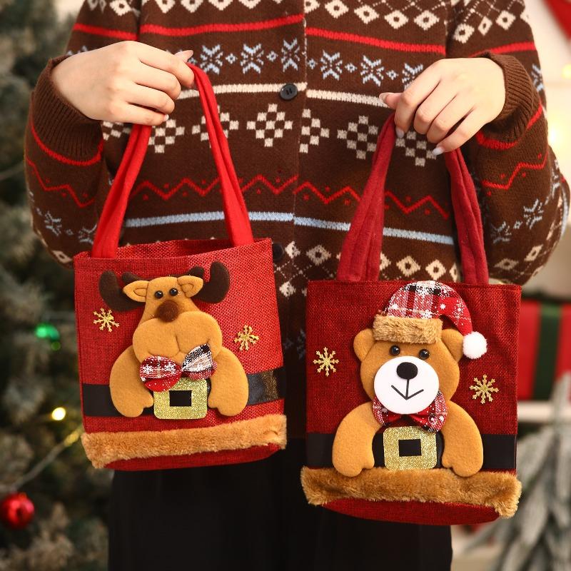 Christmas Ornaments Christmas Apple Bag Christmas Gift Bag Couple Christmas Candy Bag Ping An Fruit Bag Tote Bag
