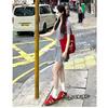 Retro style shoes striped lace-up casual women's shoes versatile leather splicing