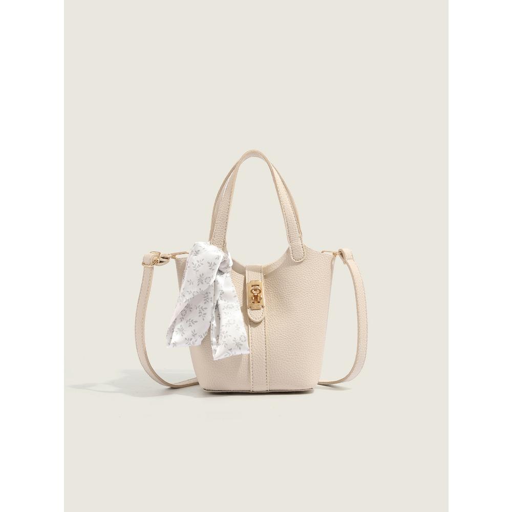 Bucket Purse for for Ladies Latest Highend Style Handheld Oneshoulder Shoulder Crossbag Bag Modern Commuter Handcarrying Food Basket Bag