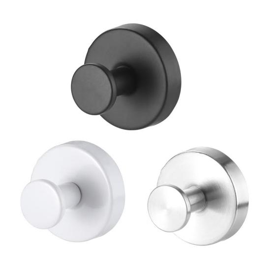 Suction Cup Hook Removable Water Resistant Wall Hook Reusable Rust Proof Hook for Towels Bathrobes Kitchen Glass Mirror