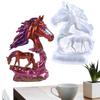 Large Horse Resin Molds Silicone Cute Hollow Horse Epoxy Moulds DIY 3D Large Animal Silicone Mold for Resin Casting