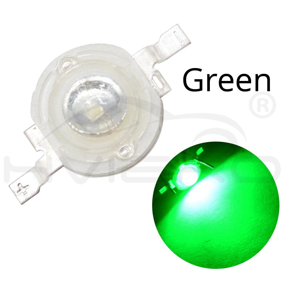 10Pcs 3W High Power Chip White Red Blue Green Light Bead Emitter LED Bulb Diodes Lamp Beads