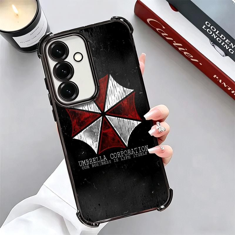 R-Resident-Evil Game Plating Phone Case For Samsung A17 A07 A37 A57 A16 A56 A15 A55 A14 A54 A13 A53 A26 A36 A25 A35 A24 A34 A23