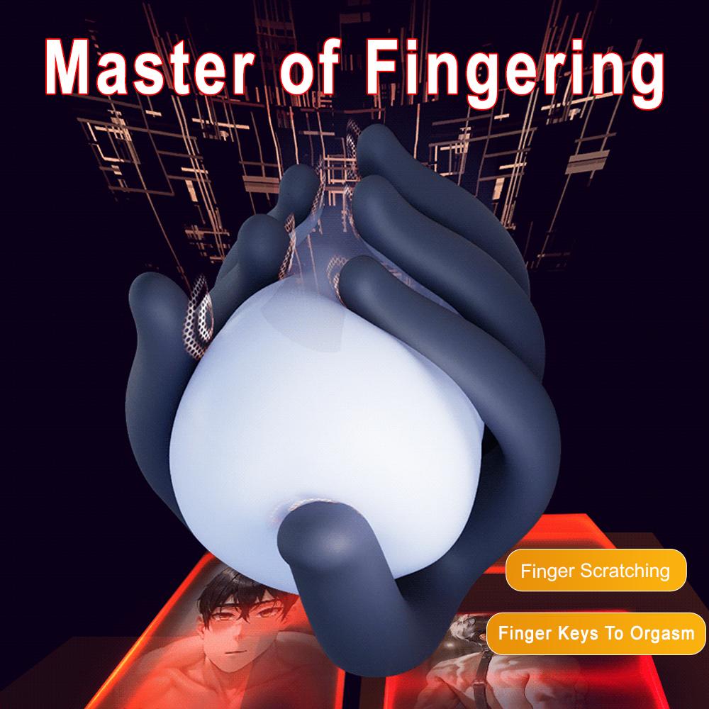 Male Masturbator Stroker for Penis Glans Clit Nipple Stimulation 9 Strong Vibrating Modes Lasting Delay Endurance Sex Toys for M
