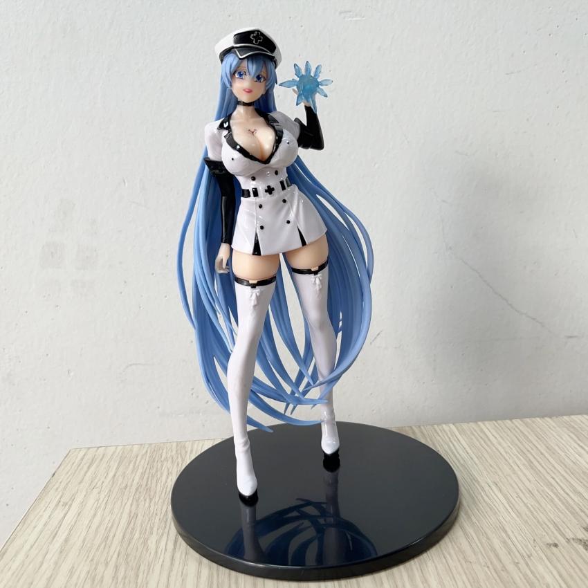 18CM Anime Akame ga KILL! ESDEATH Girl figure PVC Action Toy Adults Collection Game Statue Figures Doll gifts