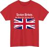 Restore Britain Union Jack Tshirt We Want Our Country Back Patriotic Gift Top