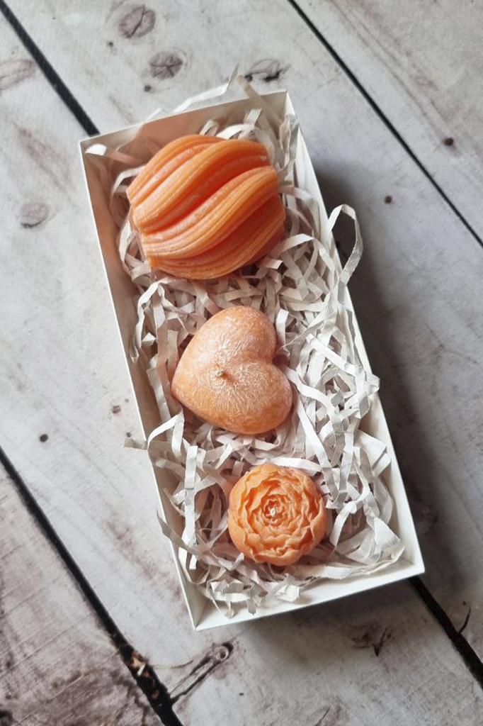 Sada ručně vyráběných svíček, dárková sada svíček NWN-111 NeedleWoman Guava-citrus (76681005)