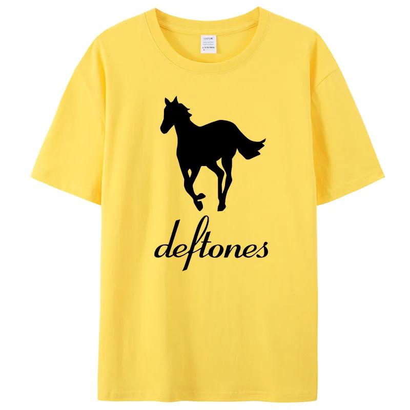 2024 Deftones Merch Chino Moreno Diamond Men's T-shirt Short Sleeve Tees Men's Loose T-shirt Men's Tops New Brand Men's Clothes
