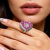 20pcs 3D Convex Stick on Gems Clear Resin Craft Stickers Self Adhesive Decorative Jewels for Notebook Journal Phone Card