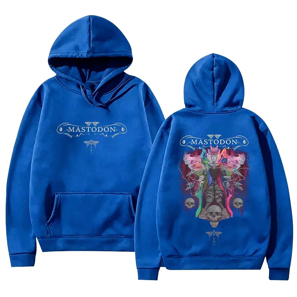2026 Mastodon Marrow Deep 2026 Album Felpe Band Rock Stampa Vintage Unisex Casual Manica Lunga con Cappuccio Morbido Cotone Felpa Larga Comoda e Versatile
