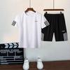 Boys' Summer Quick-Dry Shorts Set with T-Shirt - Sports Casual Outfit