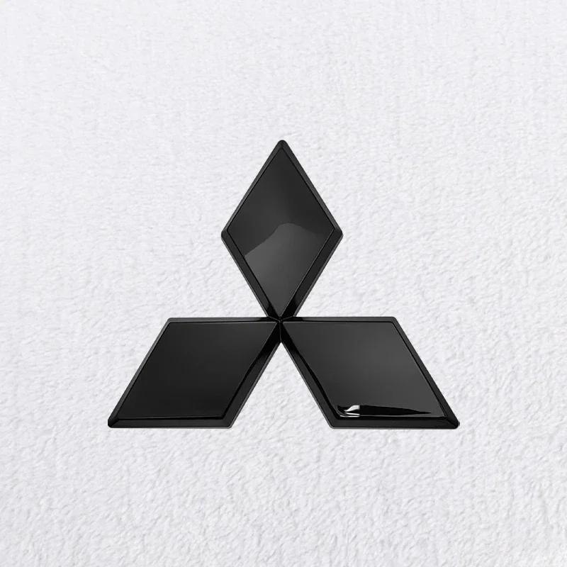 ABS Car Front Rear Badge Grille Emblem for Mitsubishi Outlander Ralliart Lancer ASX Pajero Eclipse Delica EVO Grandis Colt