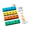 English Card English Word Spelling Toy Wooden Multi Letter Spelling Block  Kindergarten