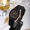 Orologio al Quarzo in Silicone a Forma di Barile alla Moda per Donna Stile Sportivo Casual