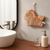 Super Absorbent Coral Fleece Towel Hanging Hand-Wiping Towel Lucky Horse Hand Towel  Kitchen
