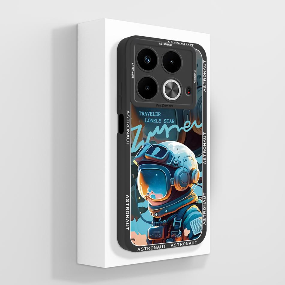 For infinix Note 40 Pro Plus 40X Case Couple Panda Phone Housing For Note40 Note 40X Full Protection Liquid Silicone Back Cover