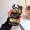 Vintage Book Library Book Shelf Phone Case for iPhone 17 Air 16 15 14 12 13 PLUS 11 PRO MAX Cover Fundas Shell