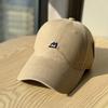 Korean-style small letter embroidered soft-top baseball cap for women, fashionable and casual, versatile for travel, simple and trendy hat