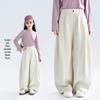 Tutu Xiaoxiang Girls' Casual Wide-Leg Long Pants