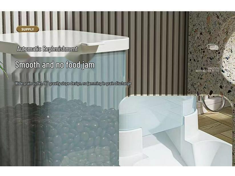 Automatic Pet Water and Food Dispenser - Cat & Dog Bowl and Tray Set