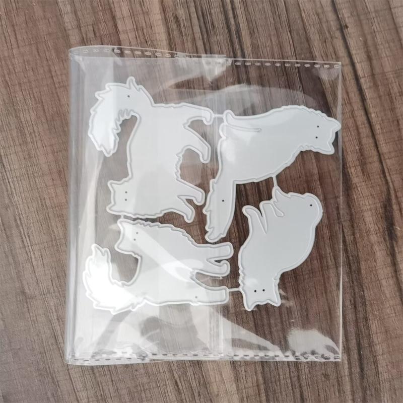 Animal Cat Metal Cutting Dies Stencils for DIY Scrapbooking Decorative Embossing Paper Cards Template Decor Die Cuts
