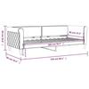 VidaXL Lit de repos bleu 80x200 cm velours 354236