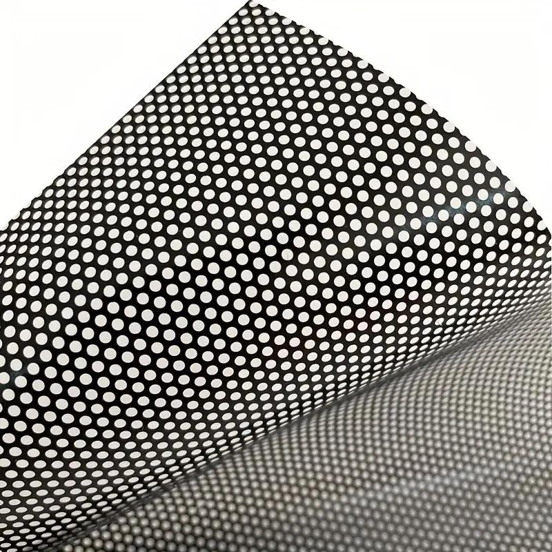 

Високоякісна чорна перфорована одностороння плівка для вікон - Вінілова плівка для тонування автомобіля з функцією приватності