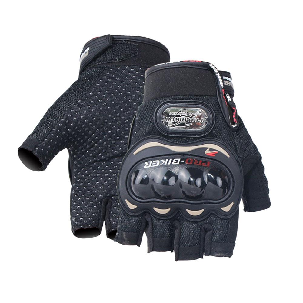 1Pair Man Half-Finger Motorcycle Gloves Summer Racing Cross-Country Anti-Fall Breathable Shock Absorbed Gloves M/L/XL/XXL