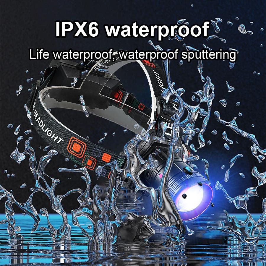 2026 LED Sensor Headlight Super Bright 1000M Headlamp Most Powerful Head Flashlight Waterproof Outdoor Fishing Lantern
