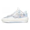 Anta C37 2.0 Fabric Synthetic Leather Non-Slip Wear-Resistant Mid-Top Skate Shoes Women Sneakers Gray Blue 922228082-5