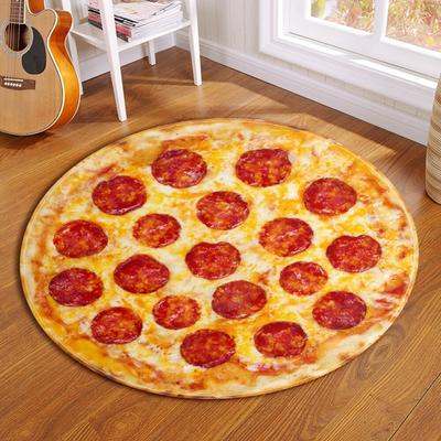 Sausage Pizza Print Living Room Carpet Children Rug Kids Room Decoration Large Carpet Home Hallway Floor Rug Bedroom Bedside Mat