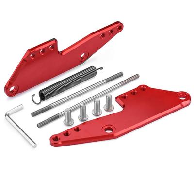 LEDISHUN Rearset Adjuster Step Offset Plate for Suzuki GSX250R (All Years) (Red)