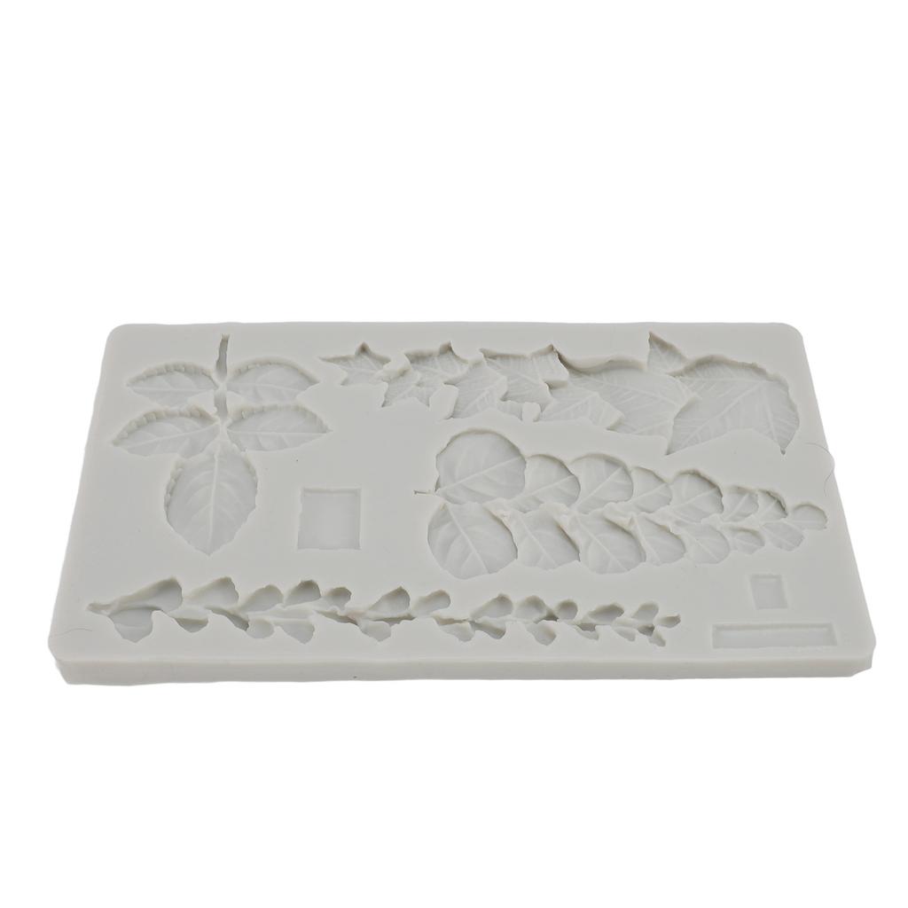 Leaf Silicone Molding Multifunctional Non Stick Easy Demoulding Leaves Molding Tray for Decors Cakes