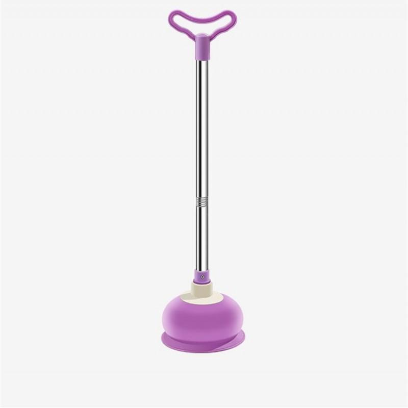 Toilet Plunger With Detachable Handle PVC Rubber Cup Sink Drain Unclogger Home Bathroom Use