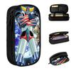 Grendizer Goldorak Pencil Case Actarus Mazinger Z Anime Pencilcases Pen Box Kids Big Capacity Bags School Supplies Stationery