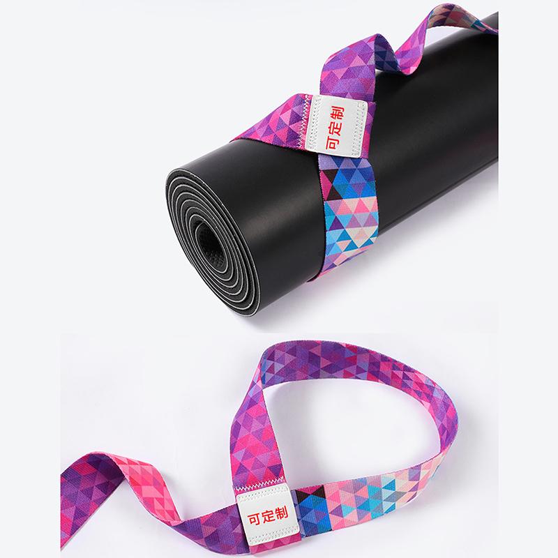 Yoga Mat Strap Belt Adjustable Sports Sling Shoulder Carry Strap Belt Exercise Stretch Fitness Equiment Elastic Yoga Belt