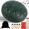 Rain Drum 8 Tone 6 Inch Carbon Steel Tongue Drum Outdoor Garden Chakra Rain Drum Musical Instruments Rustproof Rain Drum