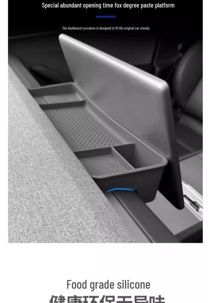 Tesla Model Y 3 Refreshed Central Screen Rear Organizer & Tissue Box Tray